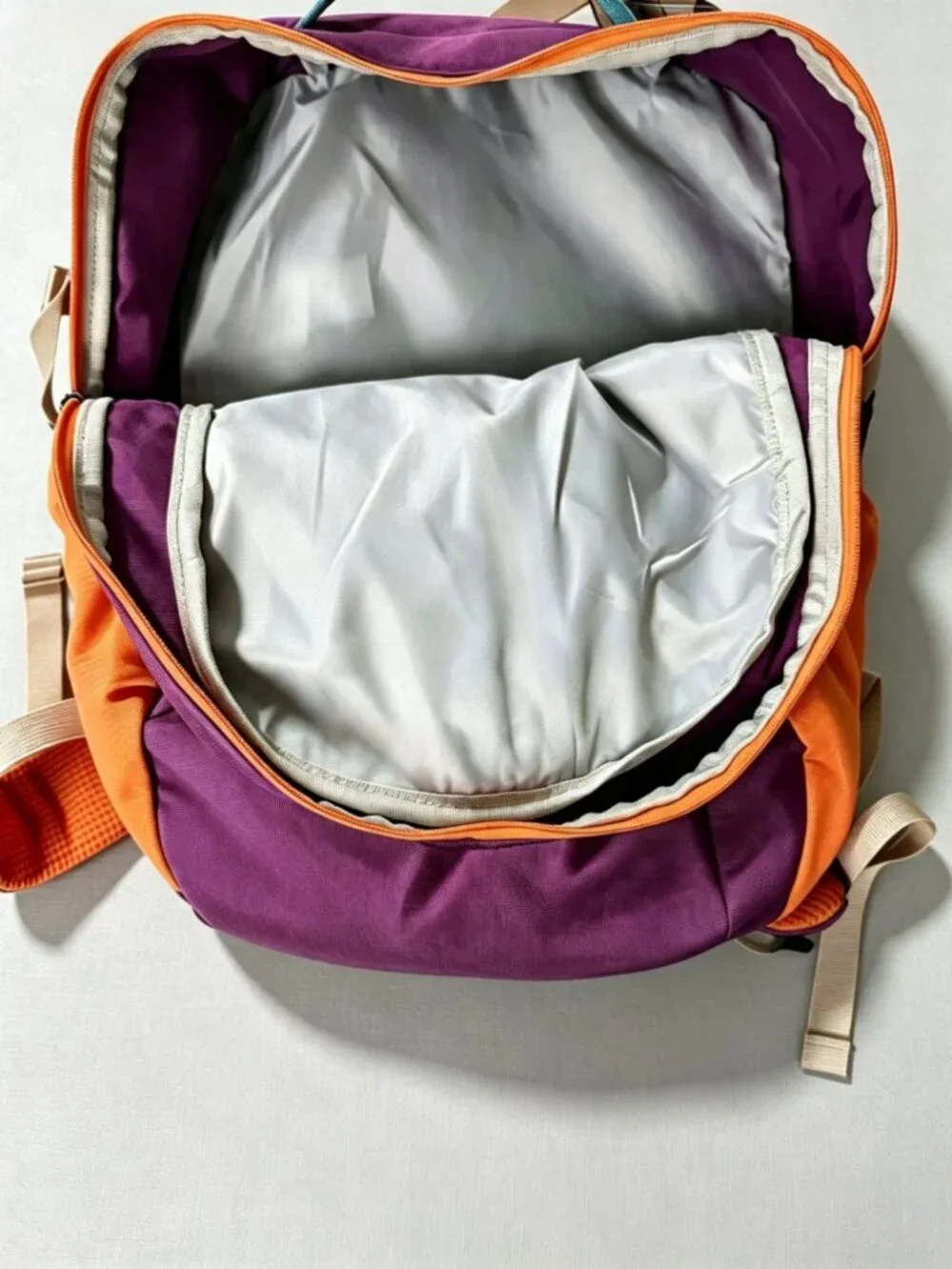 Patagonia 26L Outdoor Backpack Yellow & Purple Daypack Travel Bag